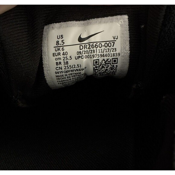 Nike ZoomX Invincible Run FK 3 Women's Size 8.5 Black Anthracite DR2660-007 - Picture 7 of 7